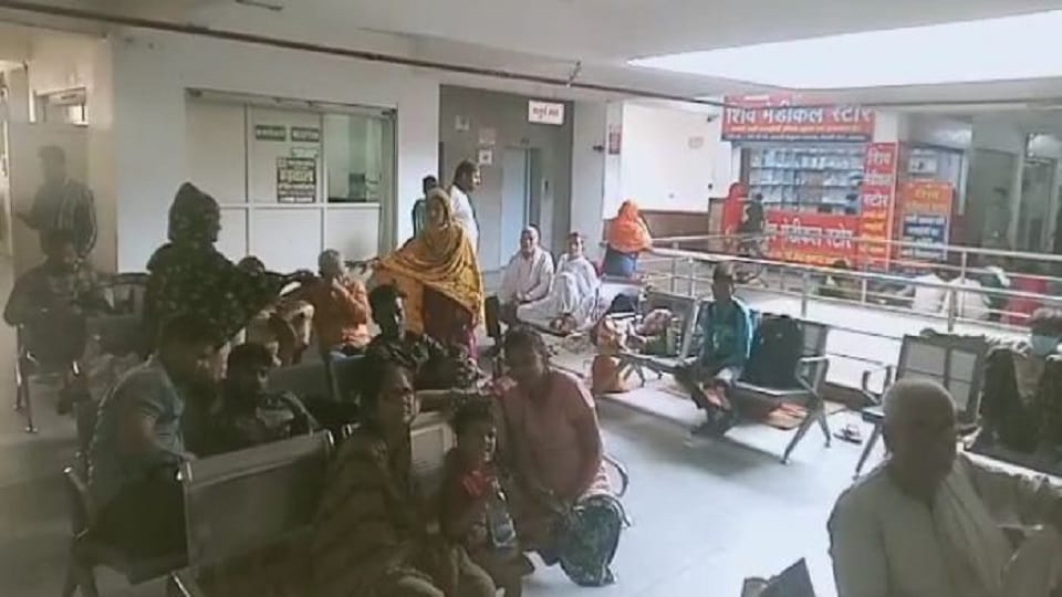 IMA strike disturbed patients wandering for treatment in agra