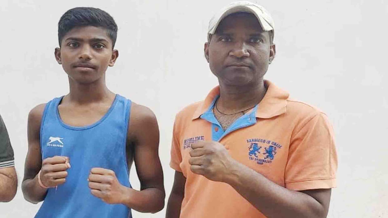 15-year-old boxer Vineet selected in Sai (Sports Authority of India) hostel in Alwar district of Rajasthan