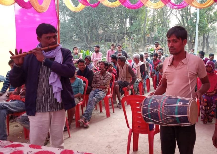 Made aware for water conservation through street plays