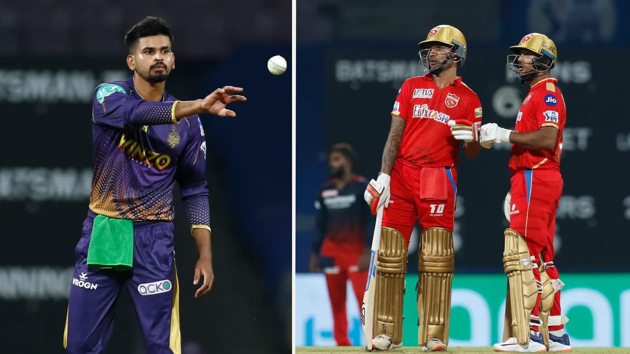 KKR vs PBKS Playing XI Kolkata Knight Riders vs Punjab Kings Wankhede Stadium shreyas iyer VS Mayank Agarwal KKR vs PBKS probable playing 11