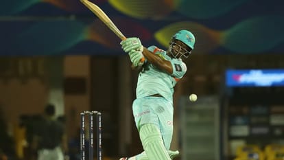 LSG vs CSK Lucknow Super Giants beats Chennai Super Kings Innings by 6 wickets to win first match in ipl Evin Lewis hits 55 runs