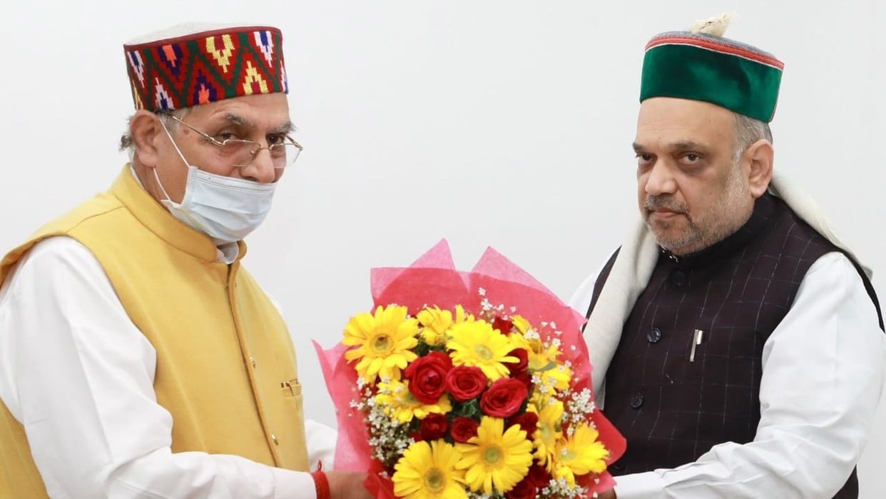 cabinet minister suresh bhardwaj meets home minister amit shah in New Delhi
