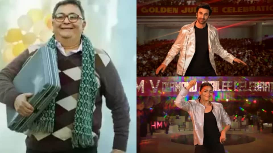 Sharmaji Namkeen ranbir kapoor alia bhatt kareena kapoor aamir khan tribute rishi kapoor danced on the song om shanti om