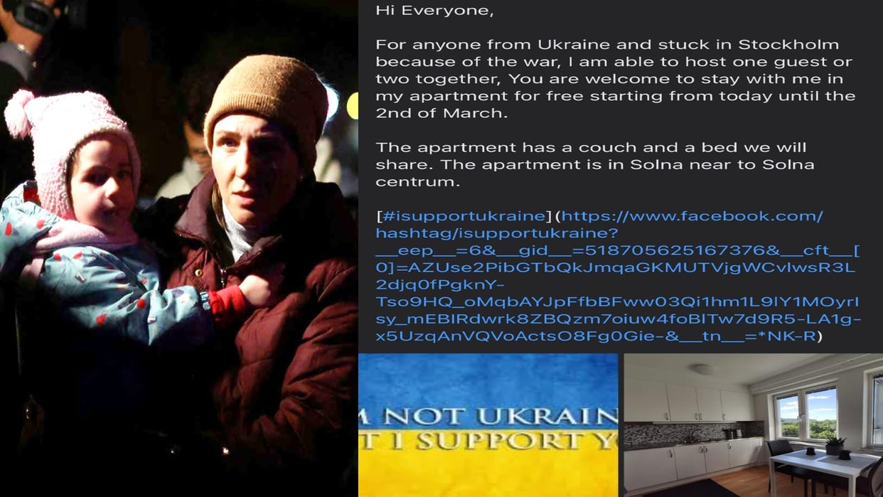 Russia Ukraine War Website help Ukrainian refugees find shelters around the world