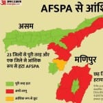 कई जिलों से हटाया गया AFSPA
