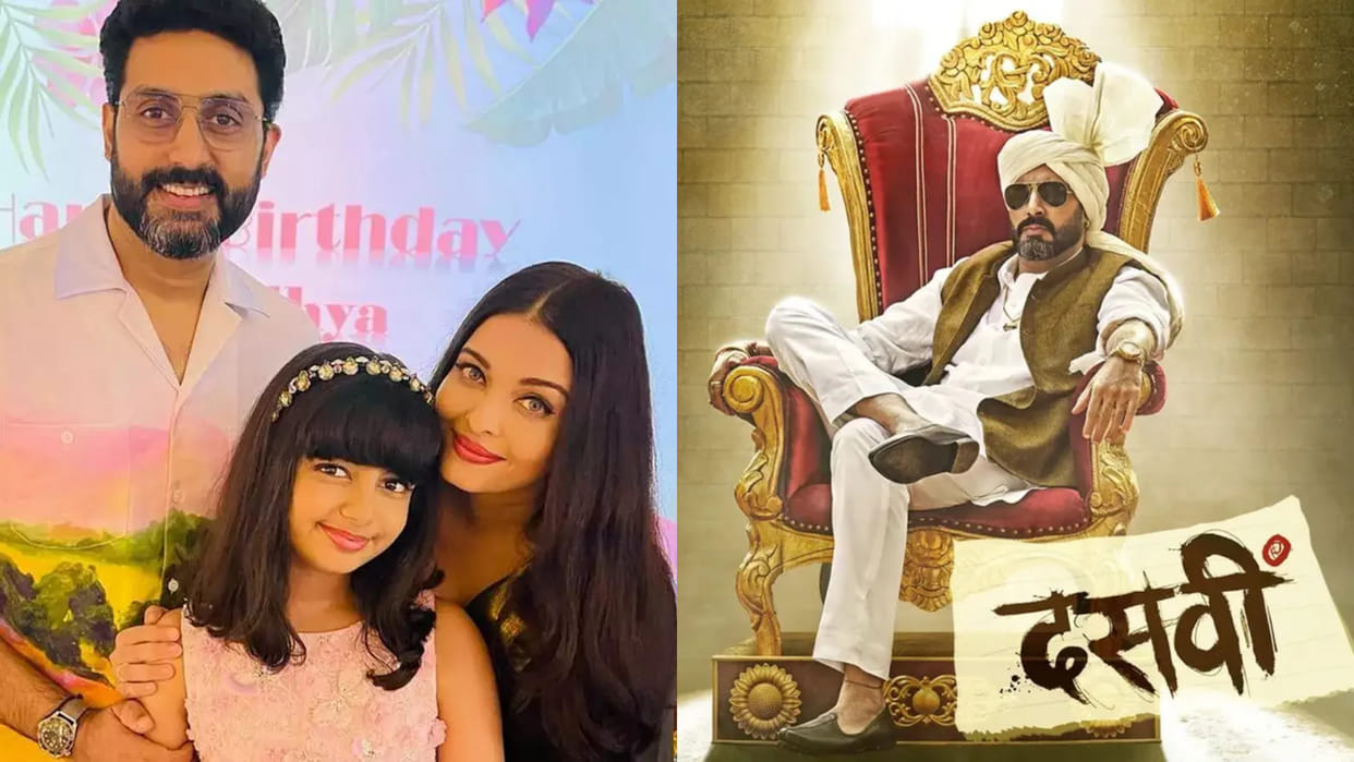 dasvi promotional event : Abhishek Bachchan talked about his wife aishwarya rai bachchan