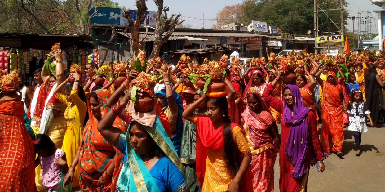Musical Shri Ram Katha begins with Kalash Yatra