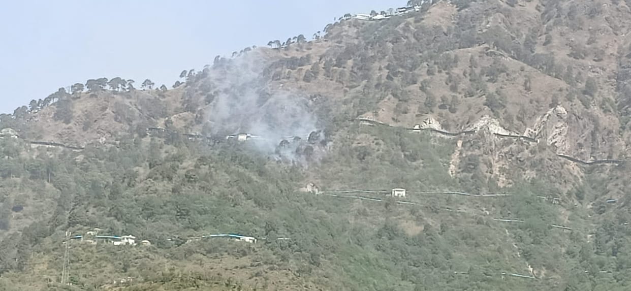 Fire on mountain