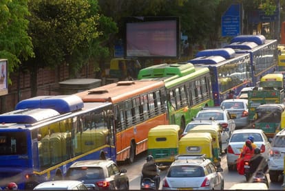 Lane Driving Rules in Delhi Transport Department Launches Enforcement Drive for lane discipline by buses drivers