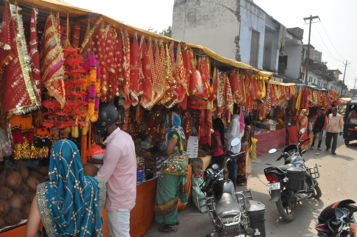 Adorned Devi temple, Navratri from today