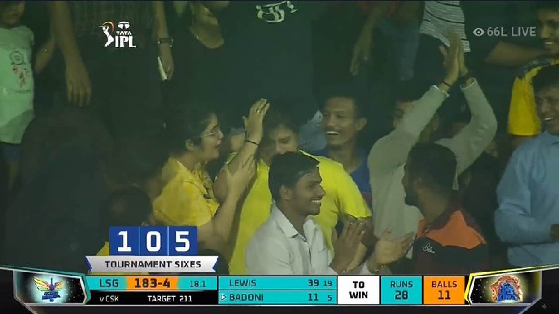 CSK vs LSG Photo Story Gautam gambhir and MS Dhoni had conversation after match
