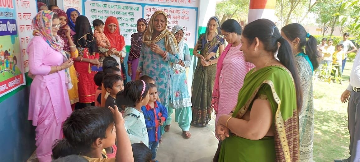 57 out of 142 play schools started, 456 students were admitted