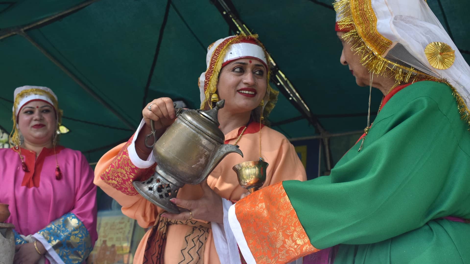 Kashmiri pandits under vemodh organization celebrate Navreh festival in srinagar kashmir after 32 years