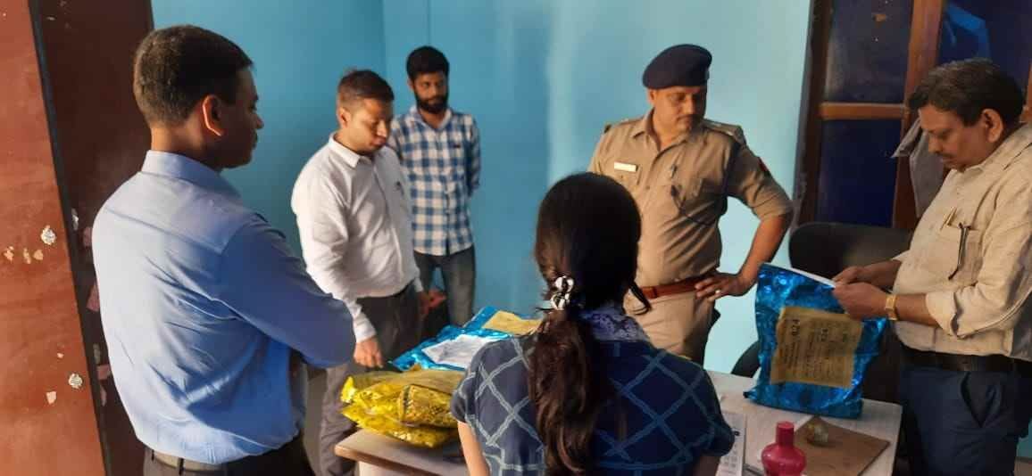DM and ASP checked question paper bundle and CCTV footage