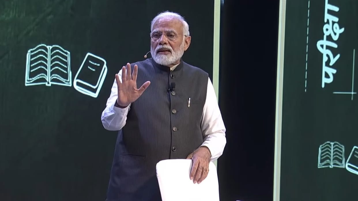 Pariksha pe charcha Register get chance to communicate with PM Modi