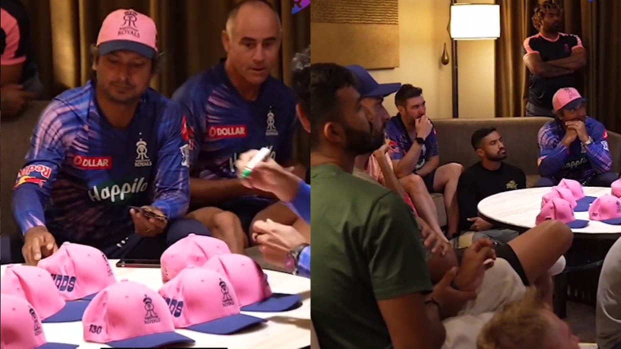 IPL 2022 Wear it with pride for Warnie Rajasthan royals director Kumar Sangakkara remembers Shane Warne in emotional message during cap distribution ceremony