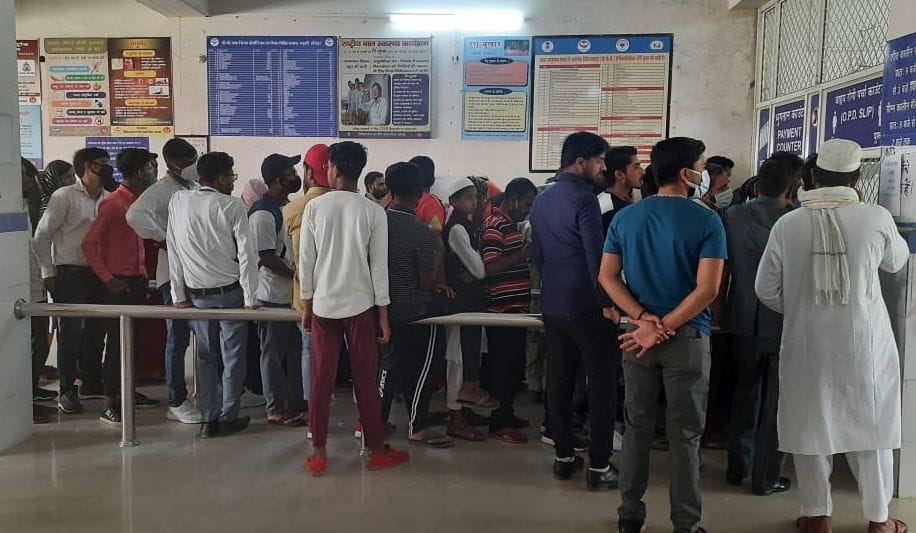 The number of patients in the hospital increased as the heat increased