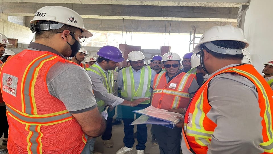 UPMRC Managing Director Kumar Keshav inspect Metro Rail Project agra