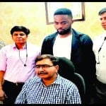 पुलिस की गिरफ्त में आरोपी