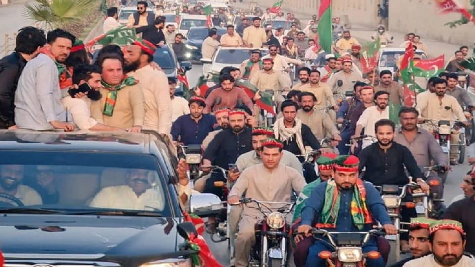 rallies held by PTI in Khyber Pakhtunkhwa
