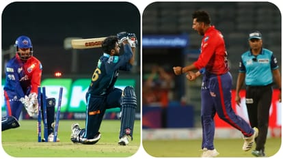 MI vs RR and DC vs GT Photo story Ritika Sajdeh sad reaction on Rohit Sharma Wicket buttler took catch of pollard