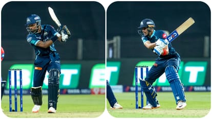 MI vs RR and DC vs GT Photo story Ritika Sajdeh sad reaction on Rohit Sharma Wicket buttler took catch of pollard
