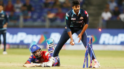 MI vs RR and DC vs GT Photo story Ritika Sajdeh sad reaction on Rohit Sharma Wicket buttler took catch of pollard