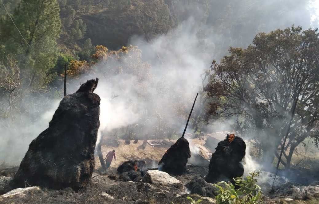 Fire in Kapkot