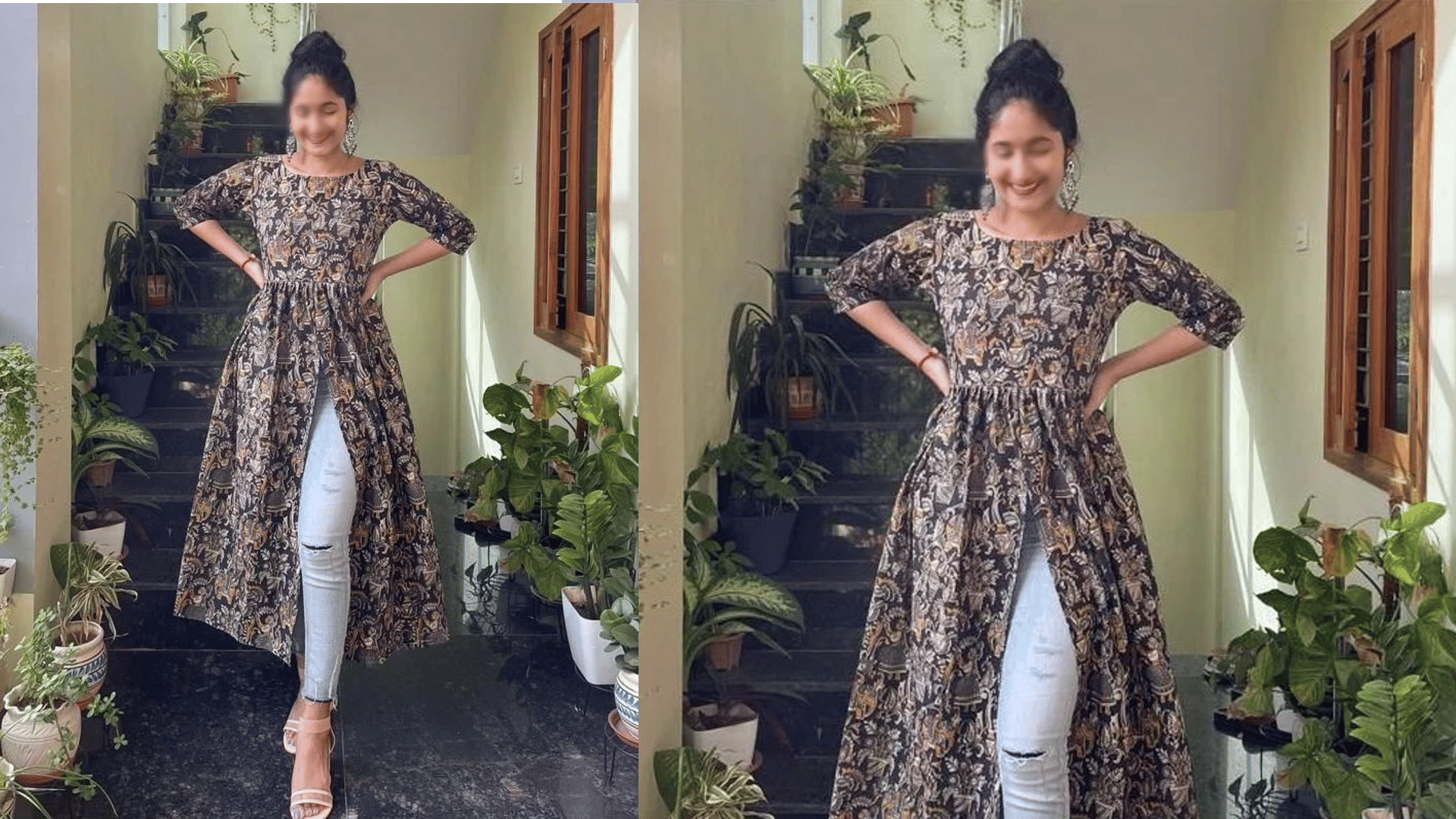 Summer Fashion Tips Stylish Long Kurti Design With Jeans