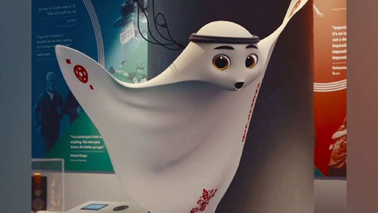 Laeeb will be officisl mascot for fifa world Cup 2022 which means super skilled player