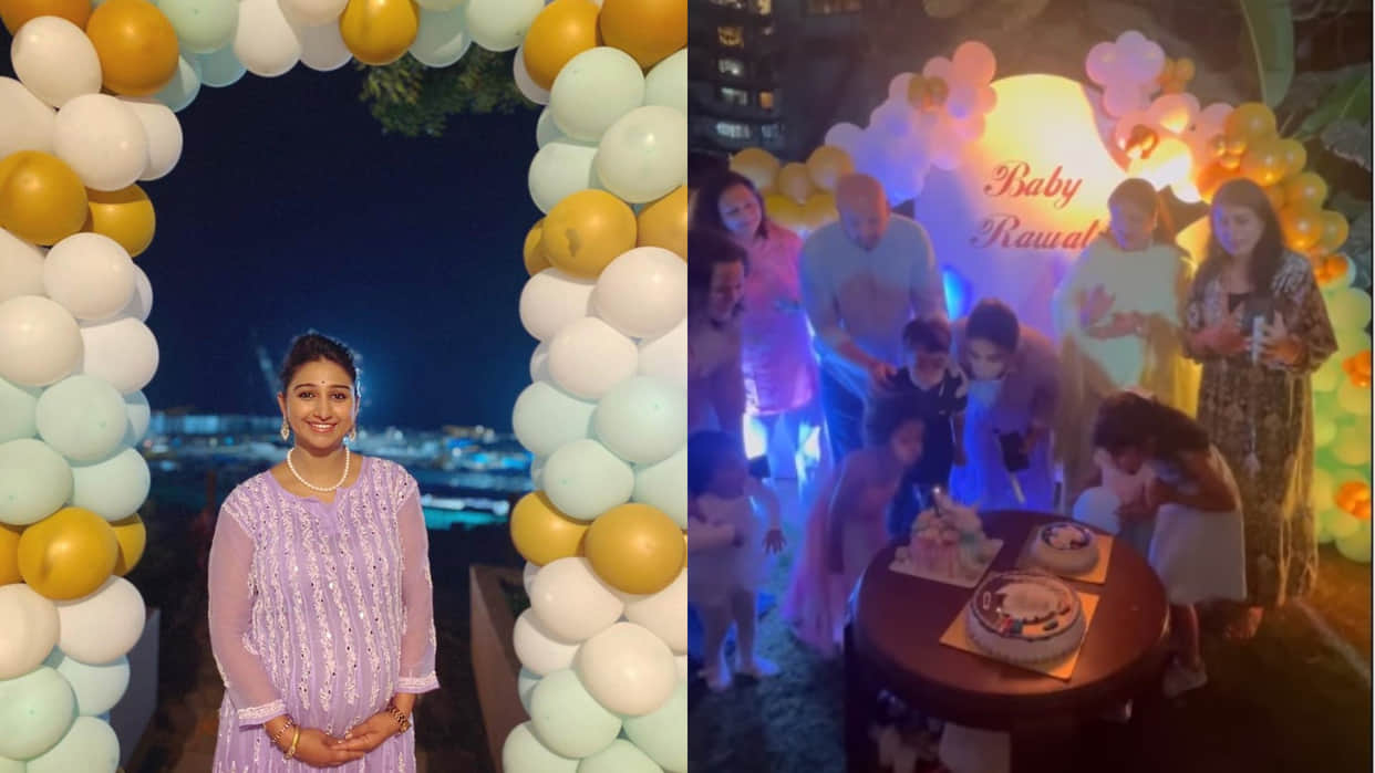 rewa princess mohena kumari share baby shower video and photos