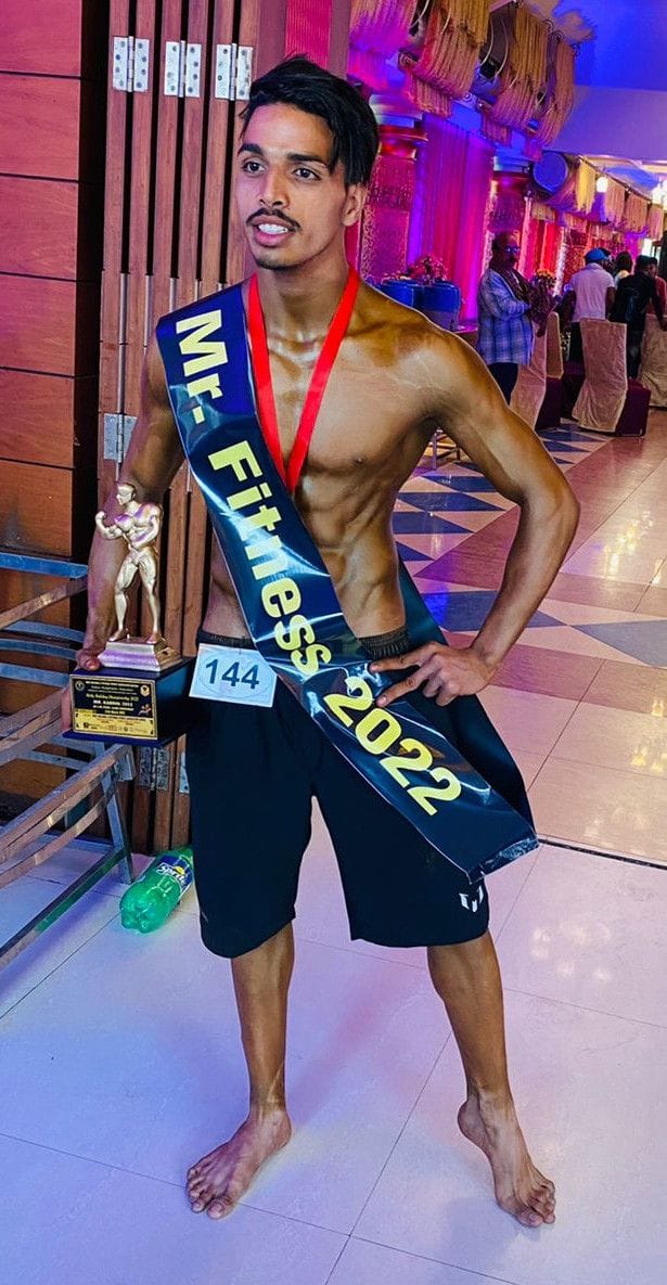 Ashish Mr. Karnal and Manpreet got the title of Mr. Fitness