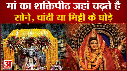 chaitra navratra kurukshetra shaktipeeth horse of gold and silver offer to maa kalratri