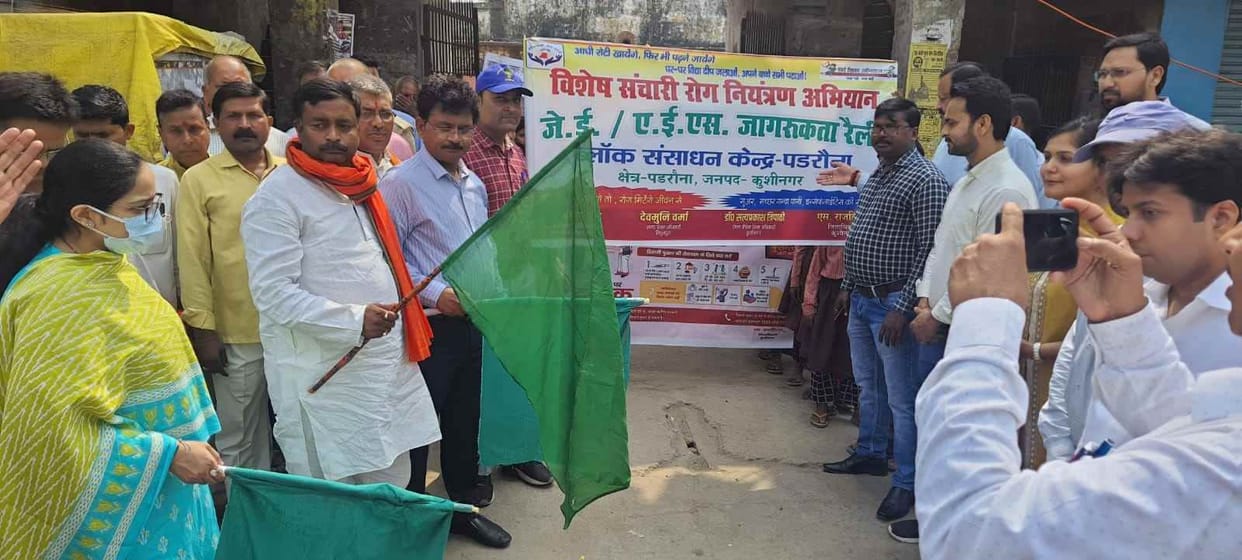 Communicable disease awareness rally taken out