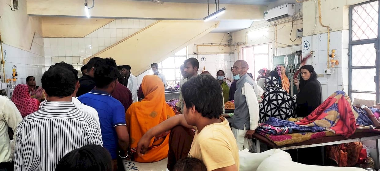 Children are coming in the grip of viral fever and big diarrhea