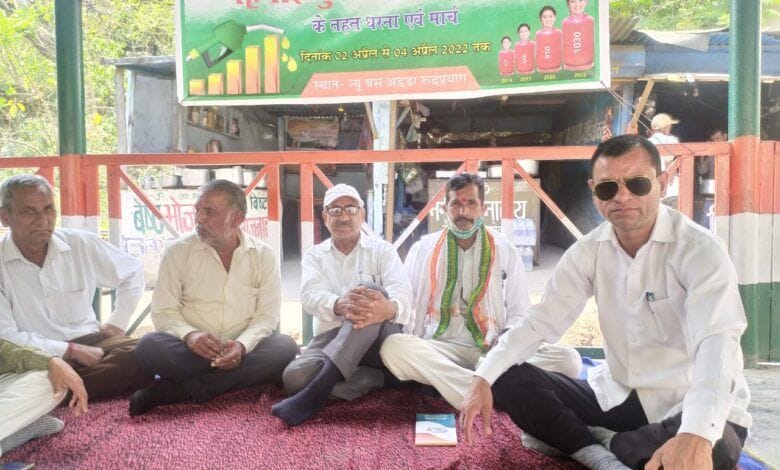 Congressmen staged a protest against rising inflation