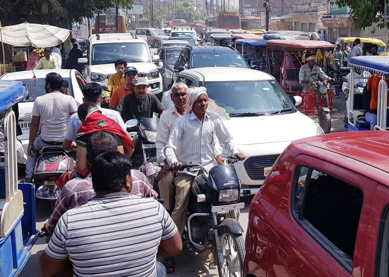 Due to negligence in route diversion, there was jam on GT Road