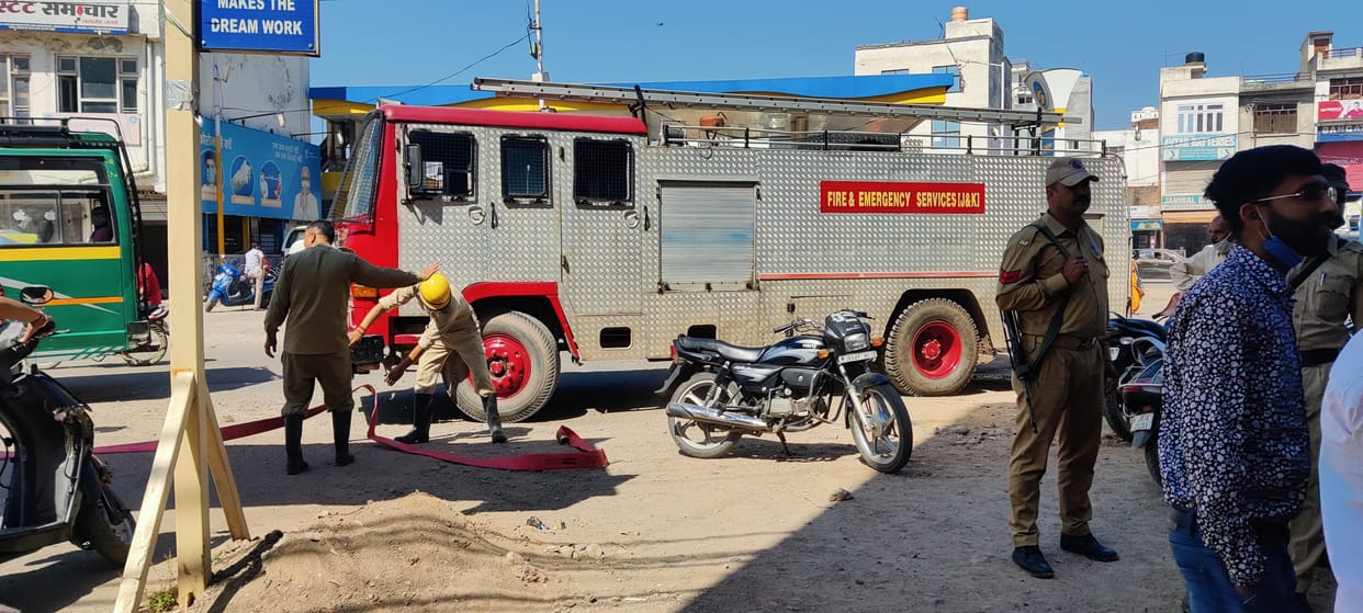 fire in shop