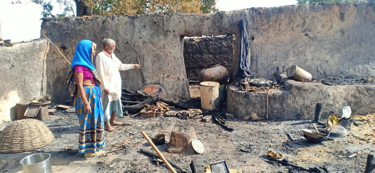 village,former,fire,home,police