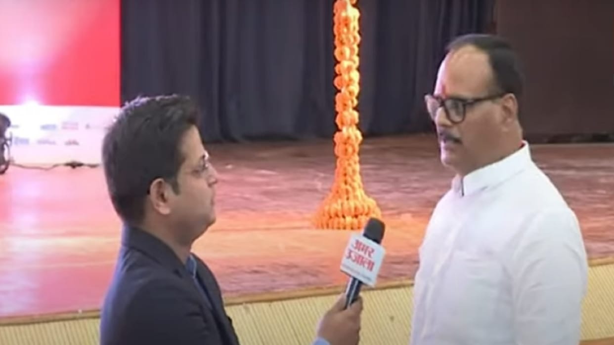 Deputy CM Brajesh Pathak in Amar Ujala Short Film Competition Award Ceremony said Hindi language is India bindi shining all over the world