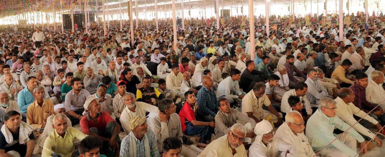 Gave the keys of the house and ration to the needy people
