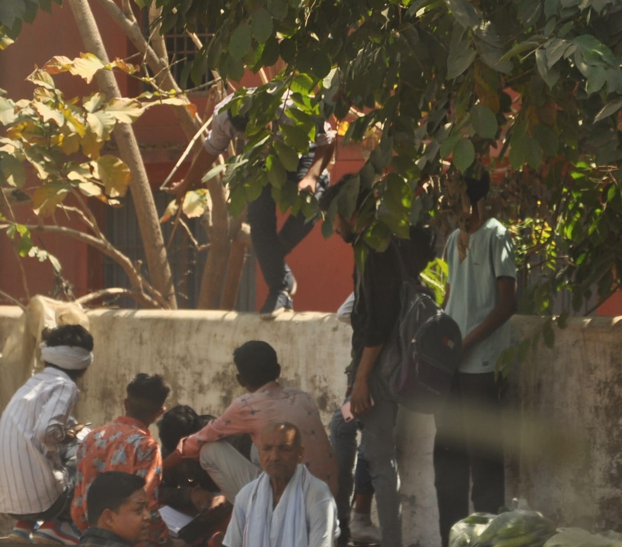 The student was caught with the mobile, a total of four copycats were arrested