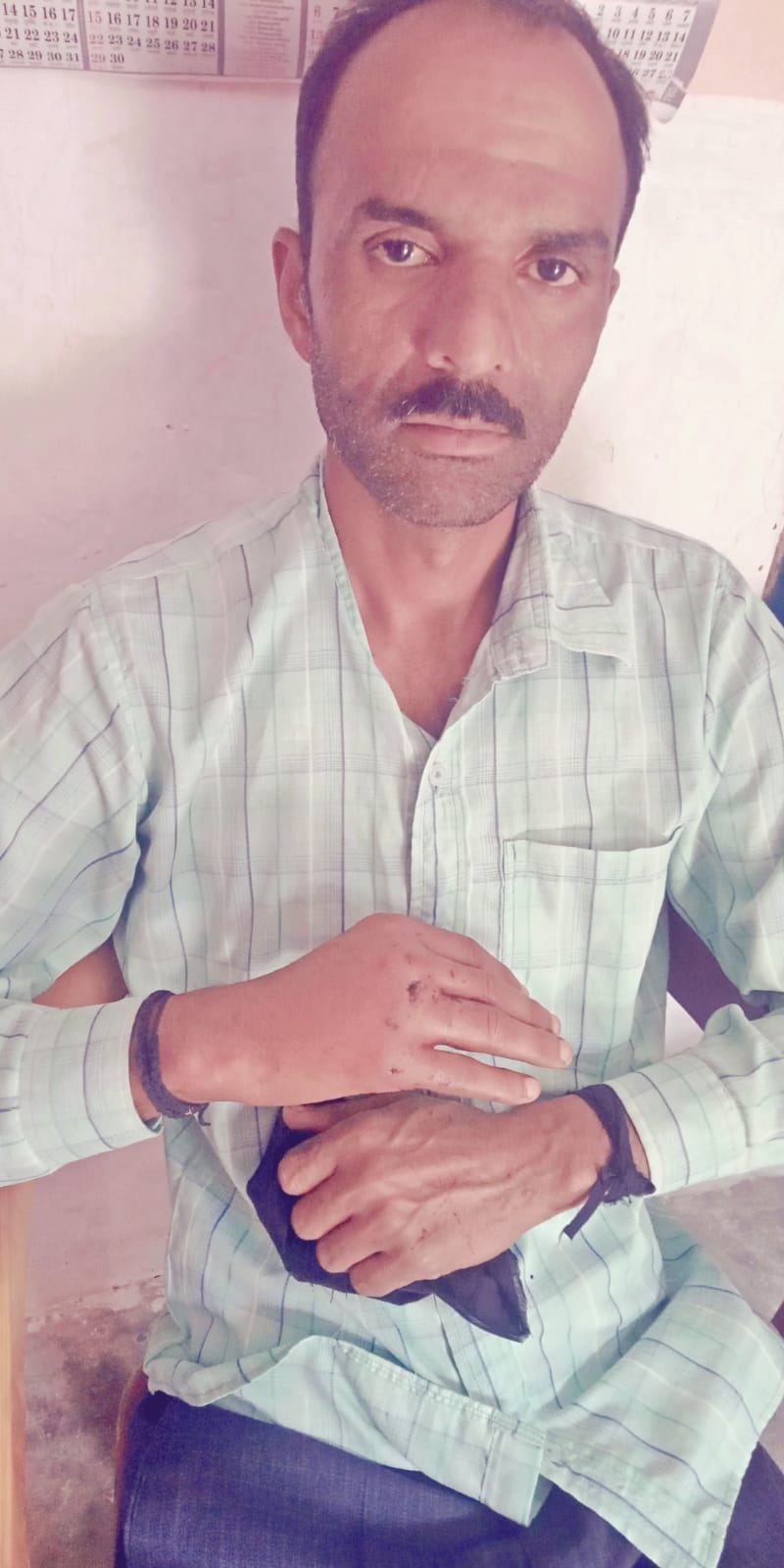leopard attacked on man