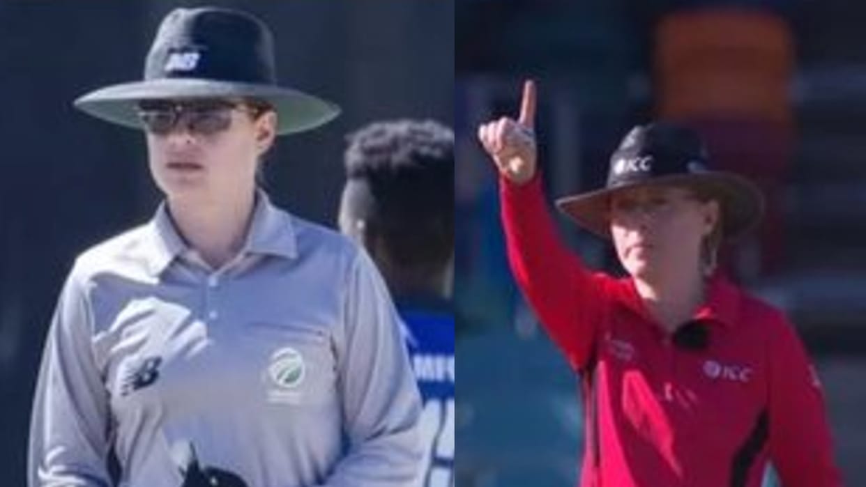 For the first time in Women's cricket four women officiated an international cricket match