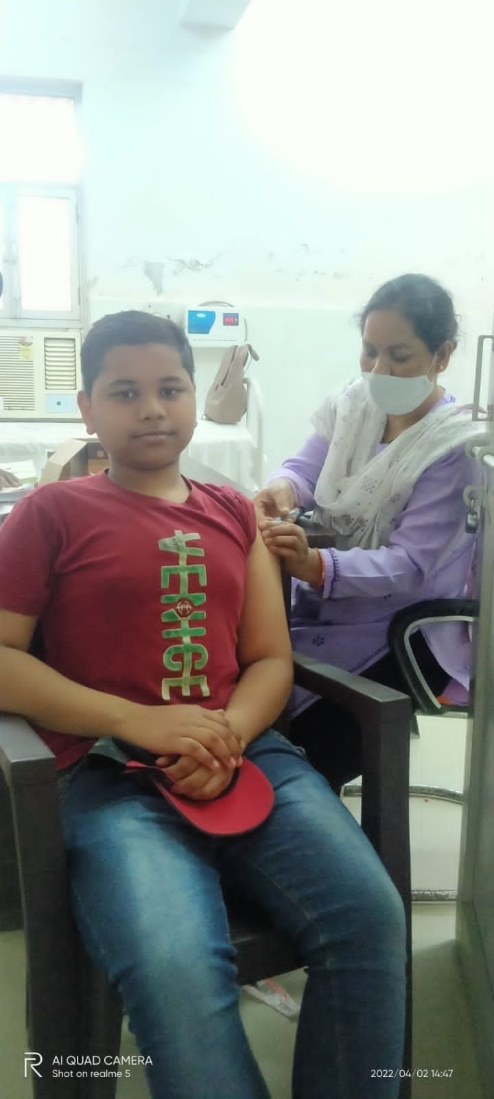 Teams reached schools, then vaccination caught