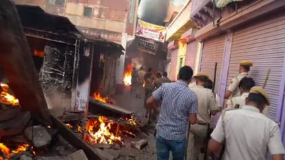 Curfew imposed in Karauli administration held meeting with two communities after violence