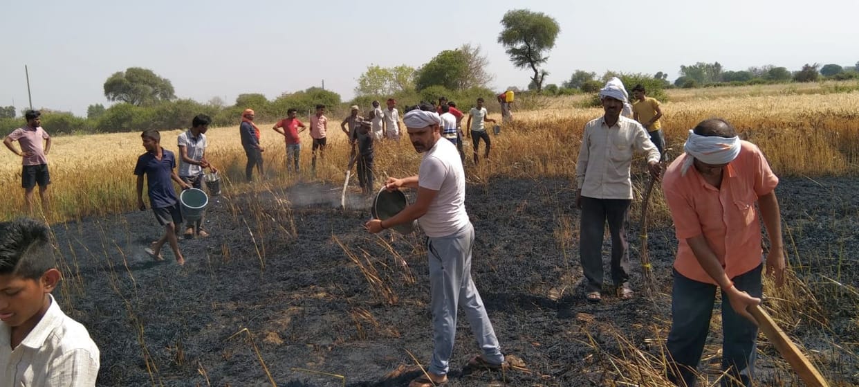 Bodi Pokhari forest fire