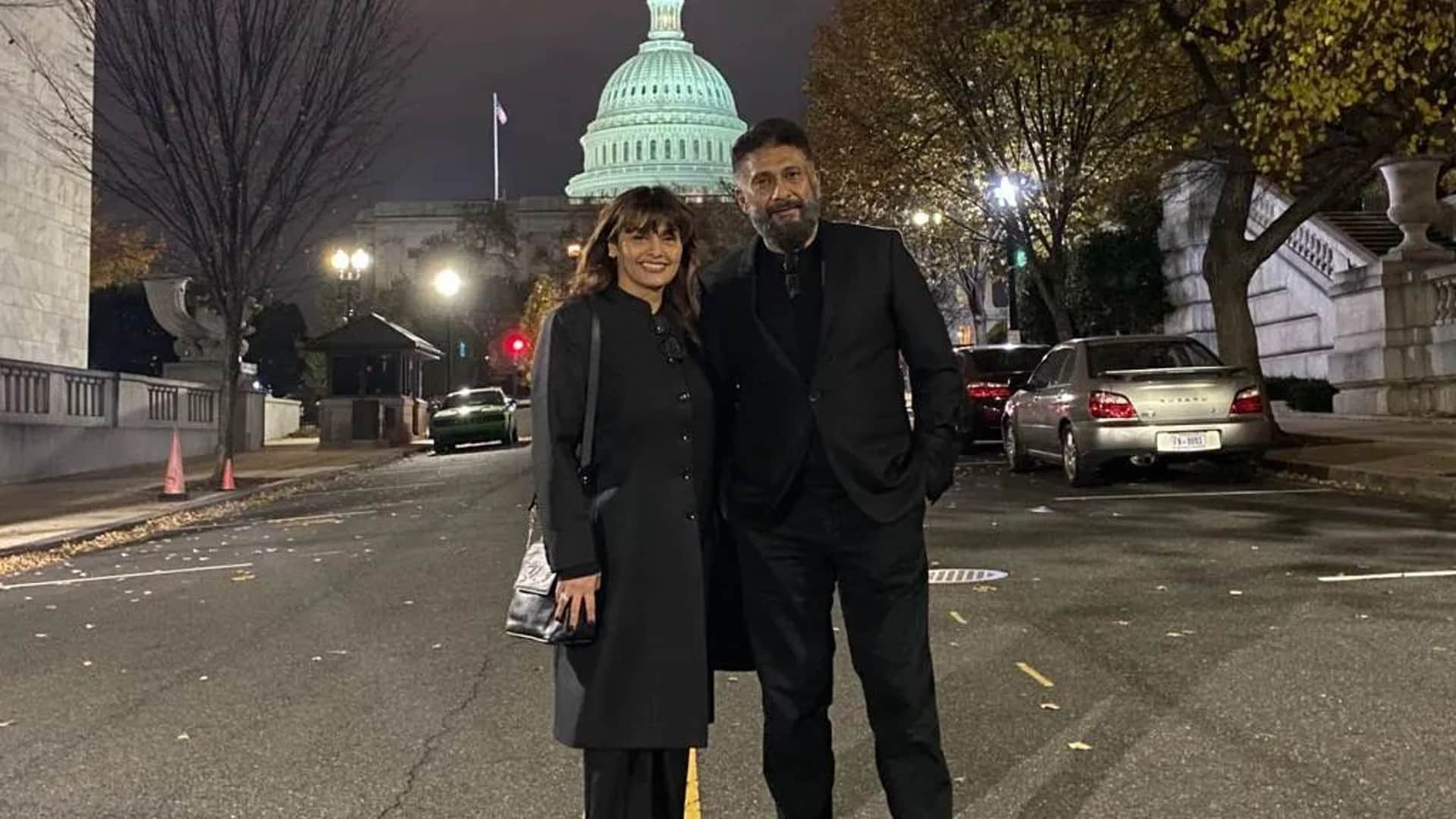 vivek agnihotri wife and actress pallavi joshi got injured during shooting on the set of the vaccine war