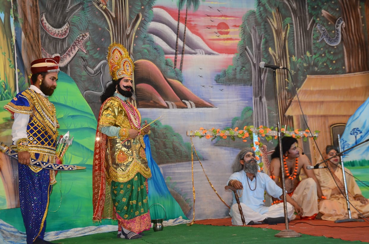 The audience was stunned to see the staging of Dasaratha-Shravan Kumar's Leela