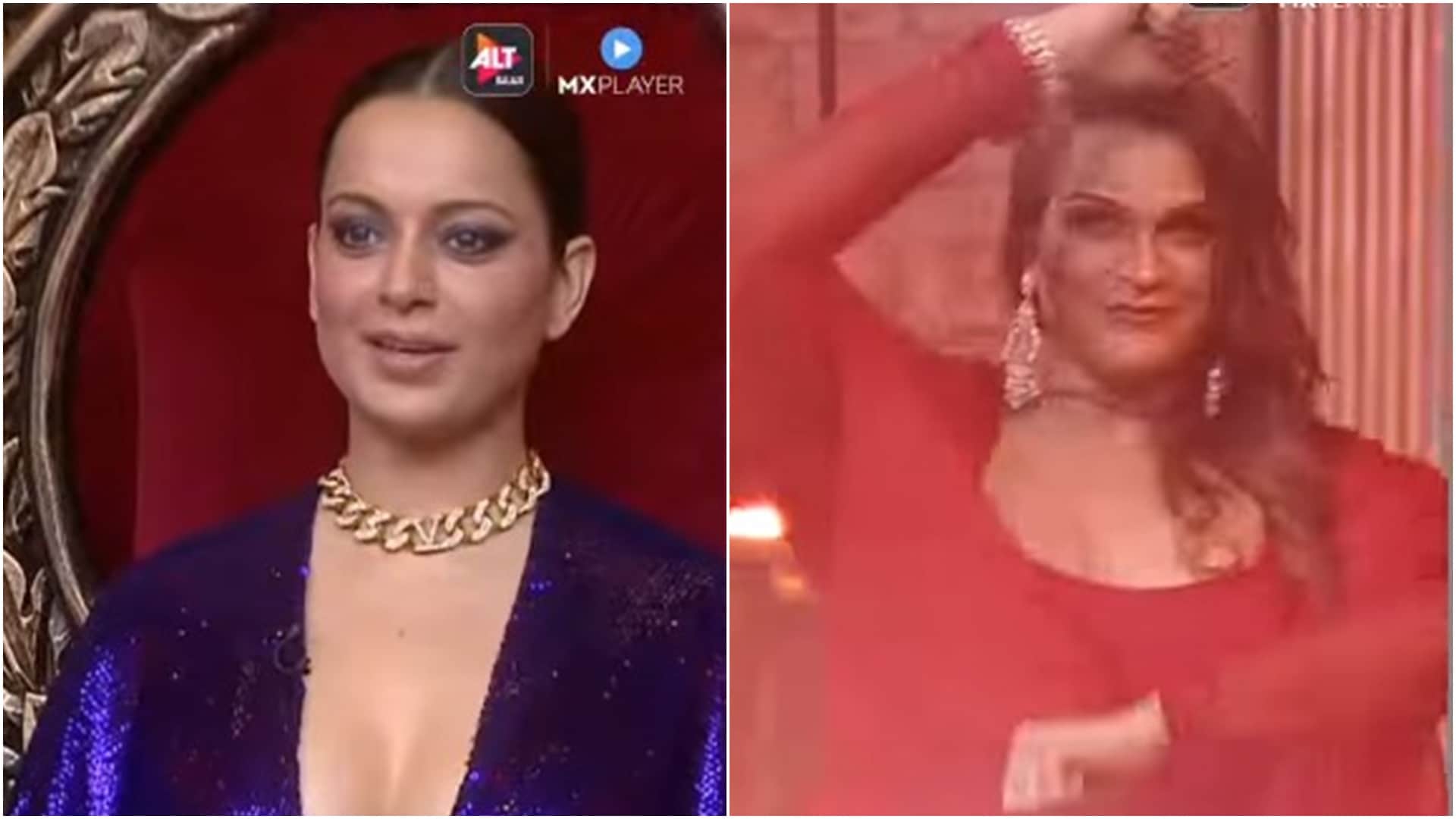 lock upp kangana ranaut show saisha shinde kissed to mandana karimi and said she finds Mandana attractive